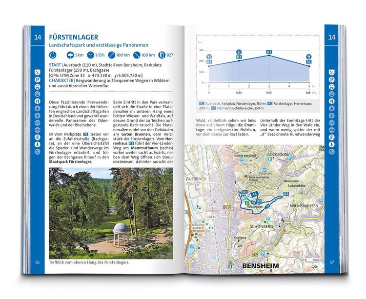 Produktbild: KOMPASS Wanderf&uuml;hrer Odenwald, 60 Touren