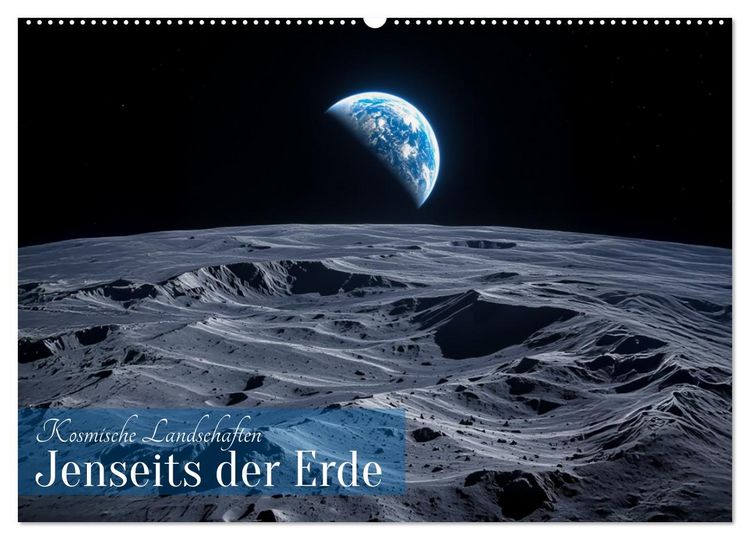 Produktbild: Kosmische Landschaften - Jenseits der Erde (Wandkalender 2026 DIN A2 quer), CALVENDO Monatskalender