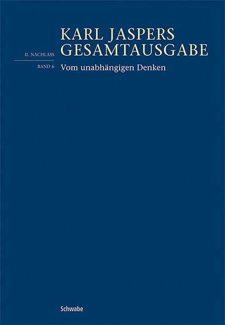 Produktbild: Jaspers, K: Vom unabh&auml;ngigen Denken