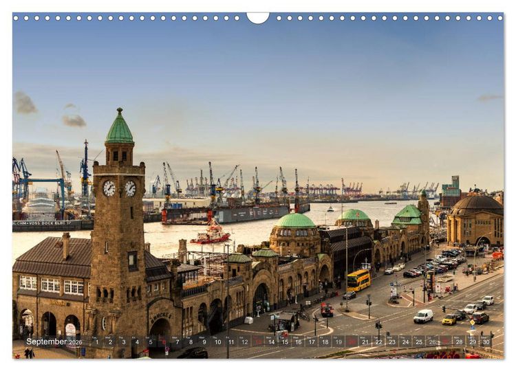 Produktbild: Hamburg perspectives (Wall Calendar 2026 DIN A3 landscape), CALVENDO 12 Month Wall Calendar