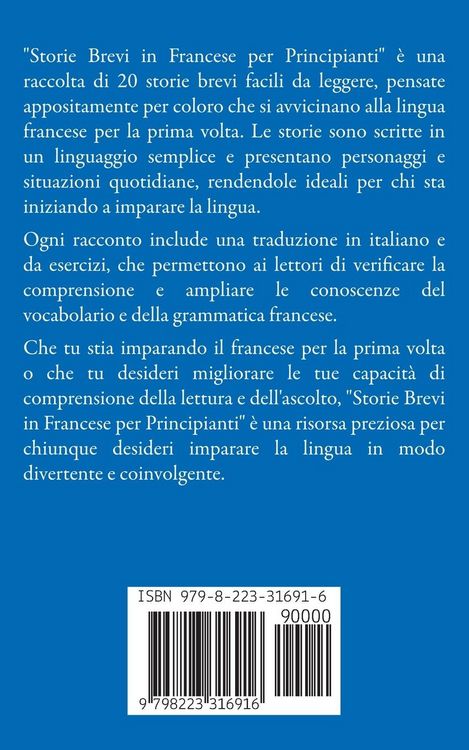 Produktbild: Storie Brevi in Francese per Principianti