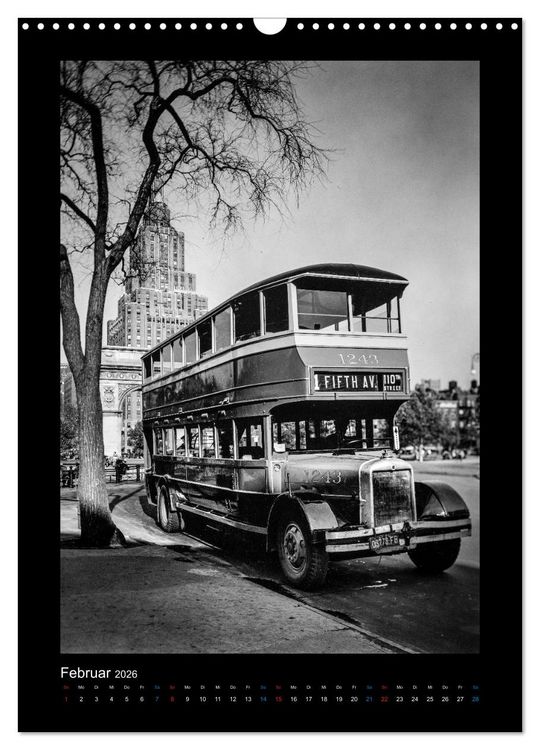 Produktbild: New York in Ansichten von 1936 (Wandkalender 2026 DIN A3 hoch), CALVENDO Monatskalender
