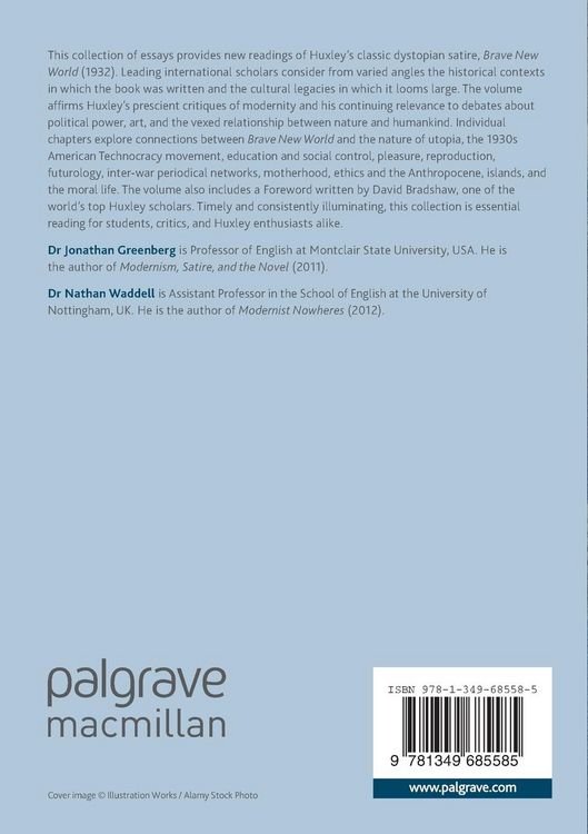 Produktbild: 'Brave New World': Contexts and Legacies