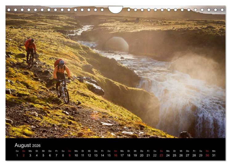 Produktbild: Bike Abenteuer Island (Wandkalender 2026 DIN A4 quer), CALVENDO Monatskalender