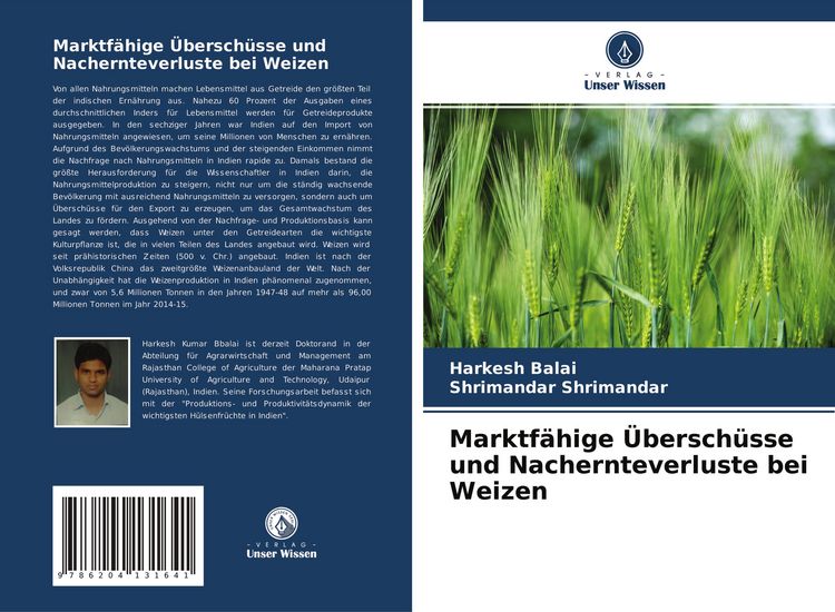 Produktbild: Marktf&auml;hige &Uuml;bersch&uuml;sse und Nachernteverluste bei Weizen