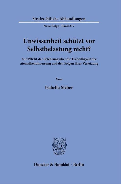 Bild vom Artikel Unwissenheit schützt vor Selbstbelastung nicht? vom Autor Isabella Sieber