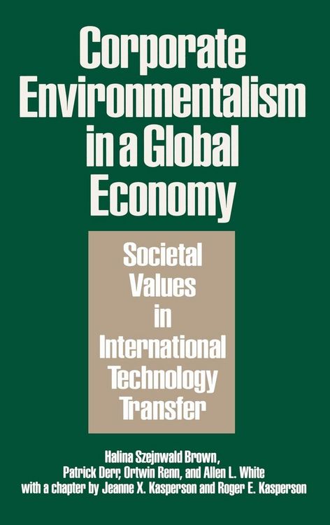 Produktbild: Corporate Environmentalism in a Global Economy