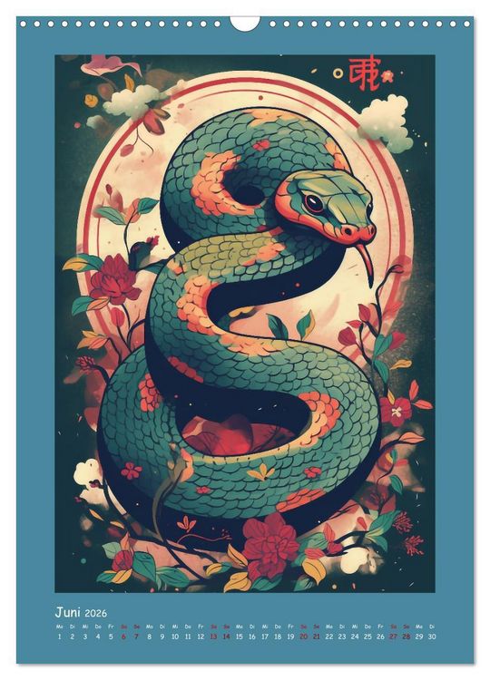 Produktbild: Chinesischer Tierkreis (Wandkalender 2026 DIN A3 hoch), CALVENDO Monatskalender