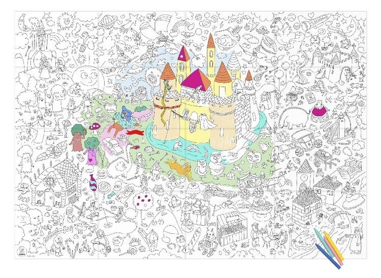Produktbild: Giant Coloring Poster 70 x 100, Magic
