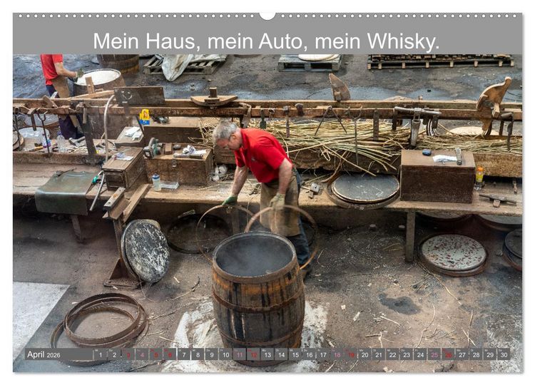 Produktbild: Witzige Whisky-Werbeslogans (hochwertiger Premium Wandkalender 2026 DIN A2 quer), Kunstdruck in Hochglanz