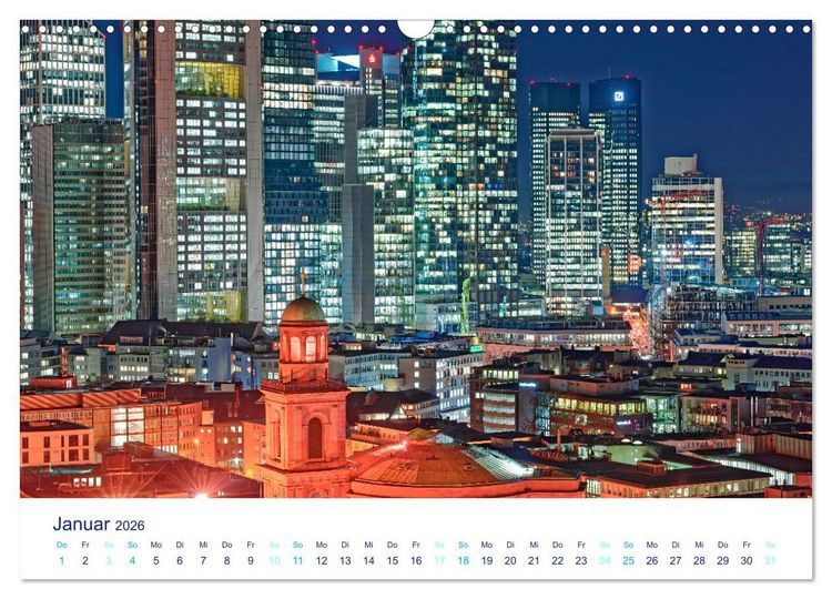 Produktbild: Fabelhaftes Frankfurt am Main (Wandkalender 2026 DIN A3 quer), CALVENDO Monatskalender