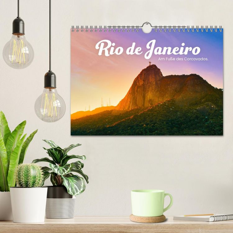 Produktbild: Rio de Janeiro - Am Fu&szlig;e des Corcovados. (Wandkalender 2026 DIN A4 quer), CALVENDO Monatskalender