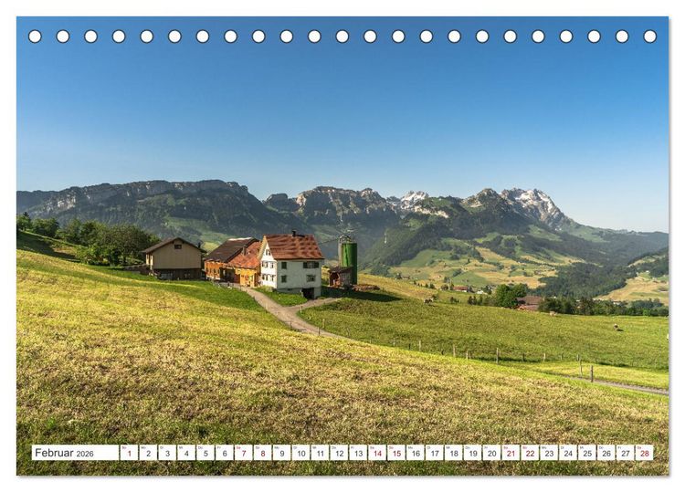 Produktbild: Appenzellerland (Tischkalender 2026 DIN A5 quer), CALVENDO Monatskalender
