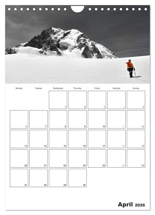 Produktbild: EXPLORING ALPS (Wall Calendar 2026 DIN A4 portrait), CALVENDO 12 Month Wall Calendar