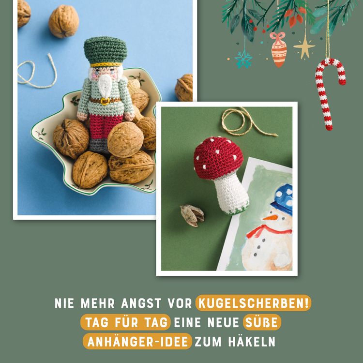 Produktbild: Christmas Cuteness. Baumschmuck h&auml;keln - Adventskalender