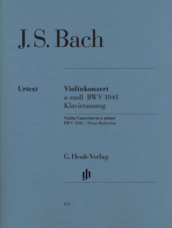 Produktbild: Johann Sebastian Bach - Violinkonzert a-moll BWV 1041