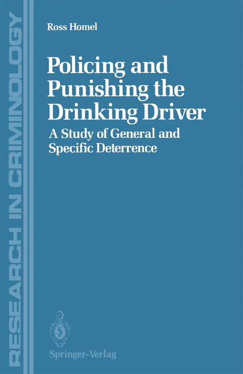 Produktbild: Policing and Punishing the Drinking Driver