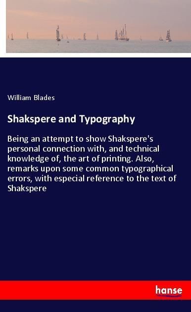 Produktbild: Shakspere and Typography