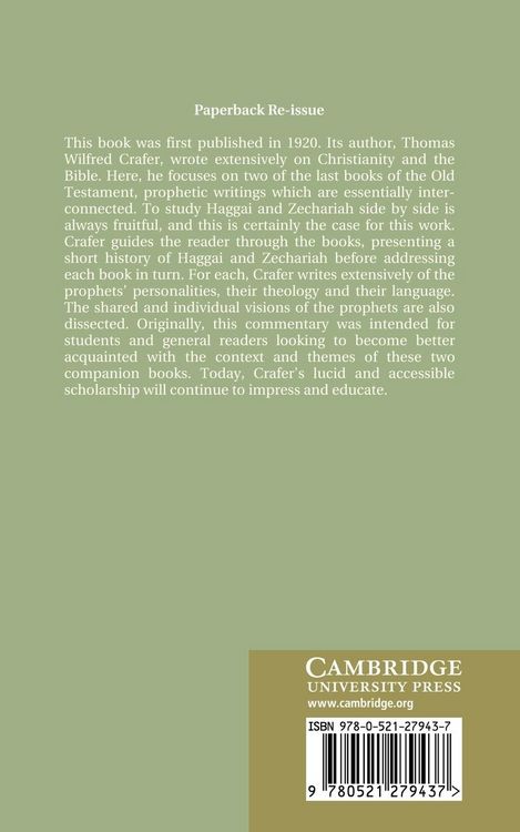 Produktbild: The Books of Haggai and Zechariah