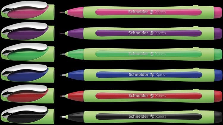 Produktbild: Schneider Fineliner Xpress 08 Etui, 6er Set