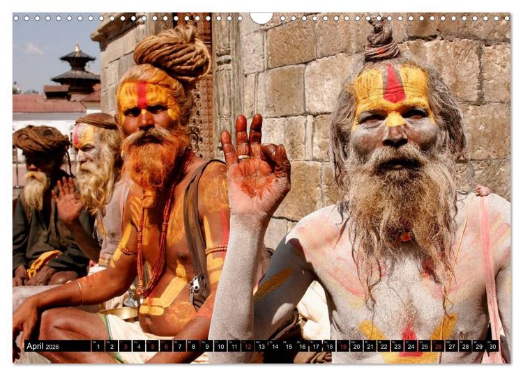 Produktbild: Nepal - Kathmandutal (Wandkalender 2026 DIN A3 quer), CALVENDO Monatskalender