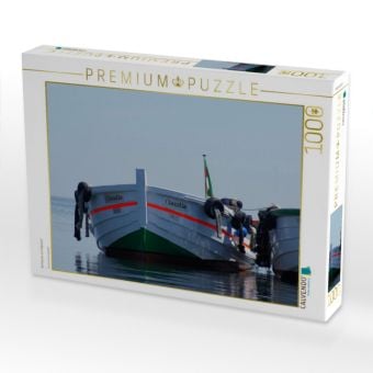 Produktbild: CALVENDO Puzzle B&ouml;rteboote auf Helgoland | 1000 Teile Lege-Gr&ouml;&szlig;e 64x48cm Foto-Puzzle f&uuml;r gl&uuml;ckliche Stunden