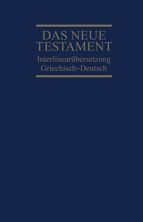Produktbild: Interlinearübersetzung Neues Testament, griechisch-deutsch