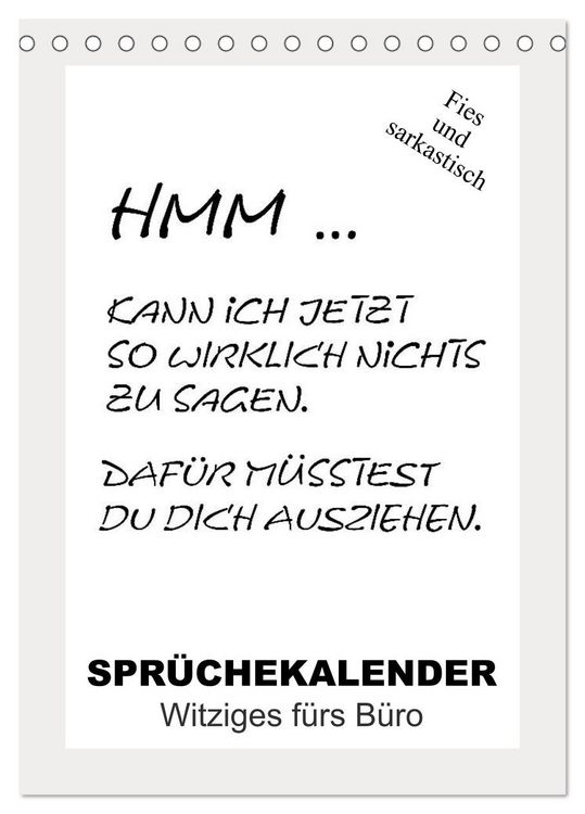 Produktbild: Spr&uuml;chekalender. Witziges f&uuml;rs B&uuml;ro (Tischkalender 2026 DIN A5 hoch), CALVENDO Monatskalender