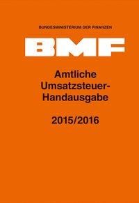 Produktbild: Amtliche Umsatzsteuer-Handausgabe 2015/2016