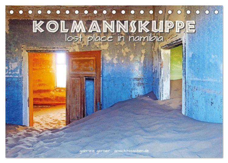 Produktbild: Kolmannskuppe Lost Place in Namibia (Tischkalender 2026 DIN A5 quer), CALVENDO Monatskalender