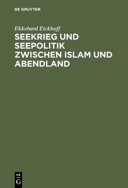 Produktbild: Seekrieg und Seepolitik zwischen Islam und Abendland