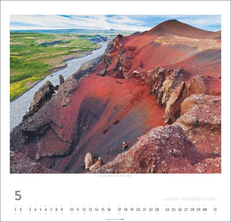 Produktbild: Island Kalender 2027 - Insel aus Feuer und Eis