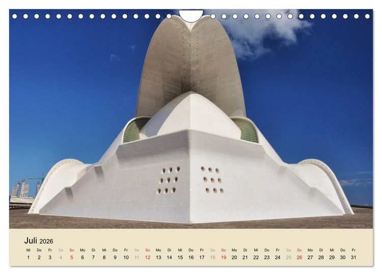Produktbild: Teneriffa 2026 (Wandkalender 2026 DIN A4 quer), CALVENDO Monatskalender