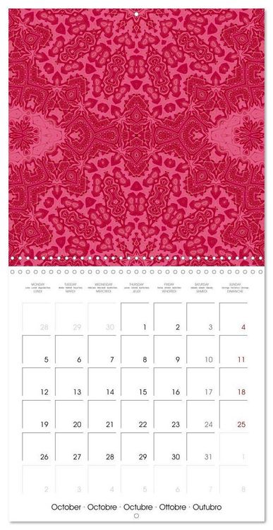 Produktbild: Mandalas Recherche int&eacute;rieure (Calendrier mural carr&eacute; 2026 30x30 cm) Calendrier double avec une page pour vos prises de notes