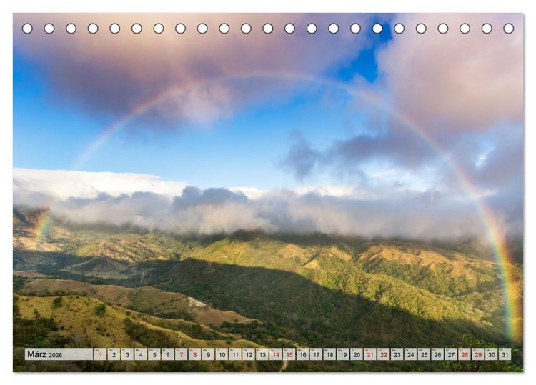 Produktbild: Costa Rica - Tierwelt und Landschaften (Tischkalender 2026 DIN A5 quer), CALVENDO Monatskalender