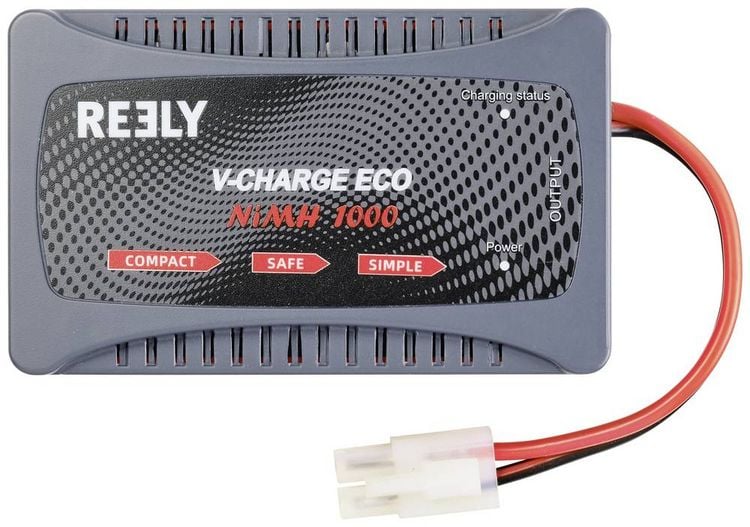 Produktbild: Reely V-CHARGE ECO NIMH 1000 Modellbau-Ladeger&auml;t 230V 1A NiMH, NiCd