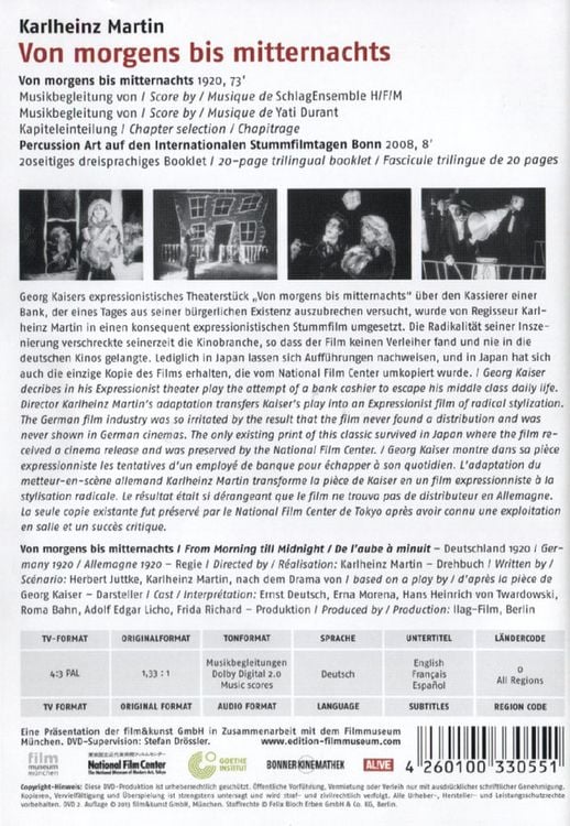 Produktbild: Von morgens bis mitternachts - Edition Filmmusem