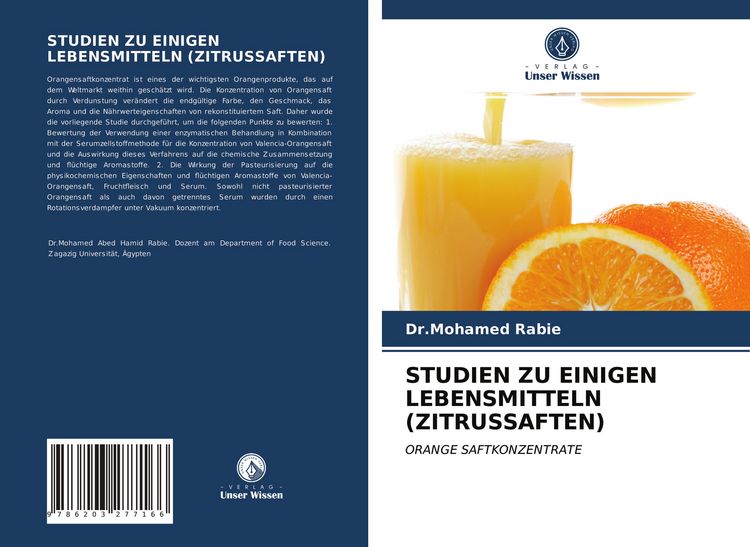 Produktbild: Studien Zu Einigen Lebensmitteln (zitrussaften)
