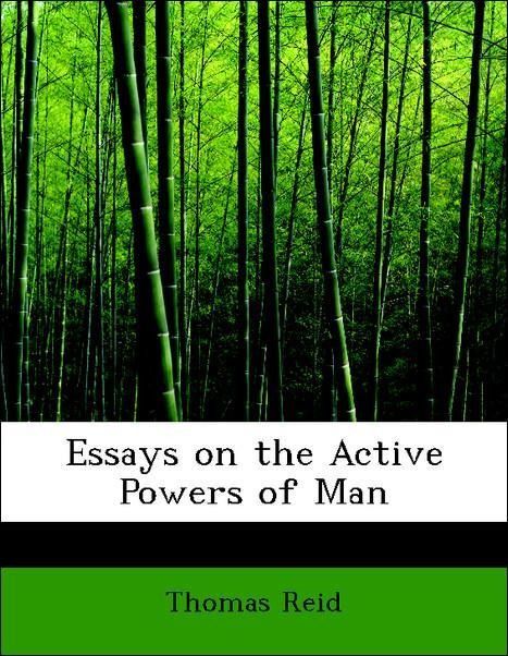 Produktbild: Reid, T: Essays on the Active Powers of Man
