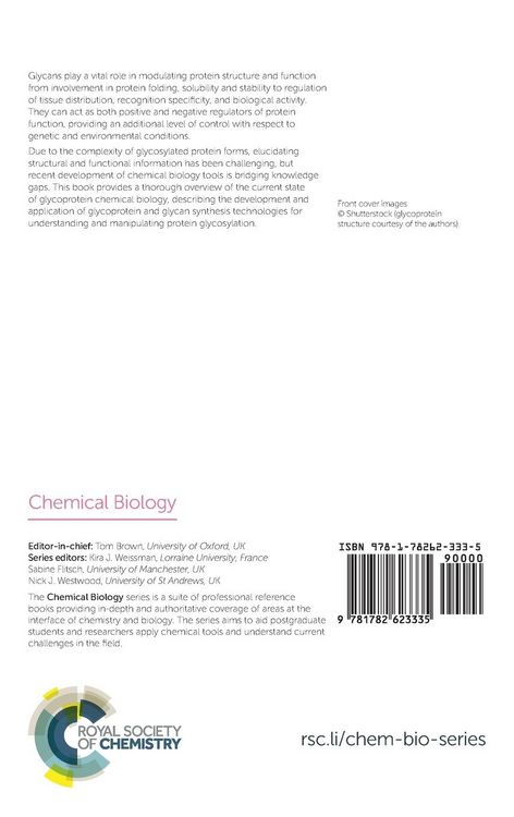 Produktbild: Chemical Biology of Glycoproteins