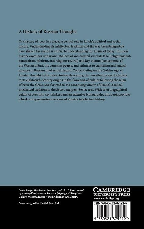 Produktbild: A History of Russian Thought