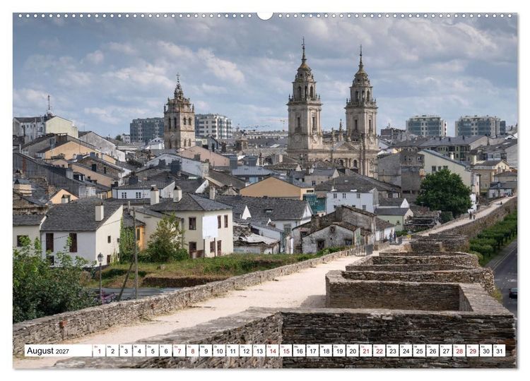 Produktbild: Unterwegs - Camino Primitivo. Zu Fu&szlig; auf der &auml;ltesten Route des Jakobsweges (hochwertiger Premium Wandkalender 2027 DIN A2 quer), Kunstdruck in Hochglanz