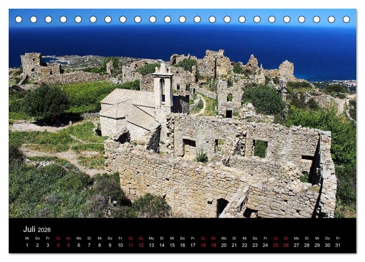 Produktbild: Korsika - Mediterrane Vielfalt (Tischkalender 2026 DIN A5 quer), CALVENDO Monatskalender