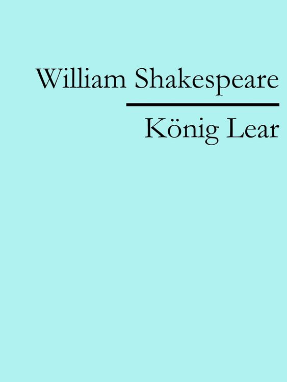 Produktbild: K&ouml;nig Lear