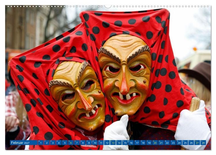 Produktbild: Karlsruher Fastnacht (hochwertiger Premium Wandkalender 2027 DIN A2 quer), Kunstdruck in Hochglanz