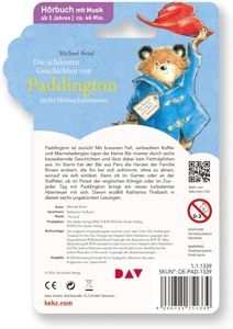 Produktbild: Die sch&ouml;nsten Geschichten von Paddington,1 Audio-Chip