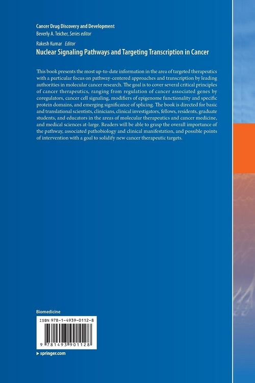 Produktbild: Nuclear Signaling Pathways and Targeting Transcription in Cancer