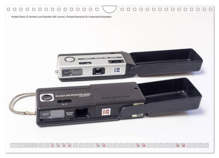 Produktbild: Alte und nicht ganz so alte Fotoapparate (Wandkalender 2026 DIN A4 quer), CALVENDO Monatskalender