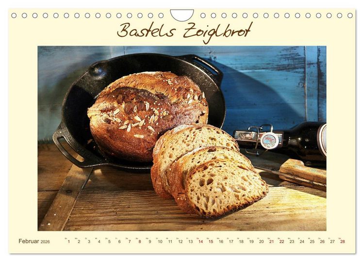 Produktbild: Mein liebstes Brot (Wandkalender 2026 DIN A4 quer), CALVENDO Monatskalender