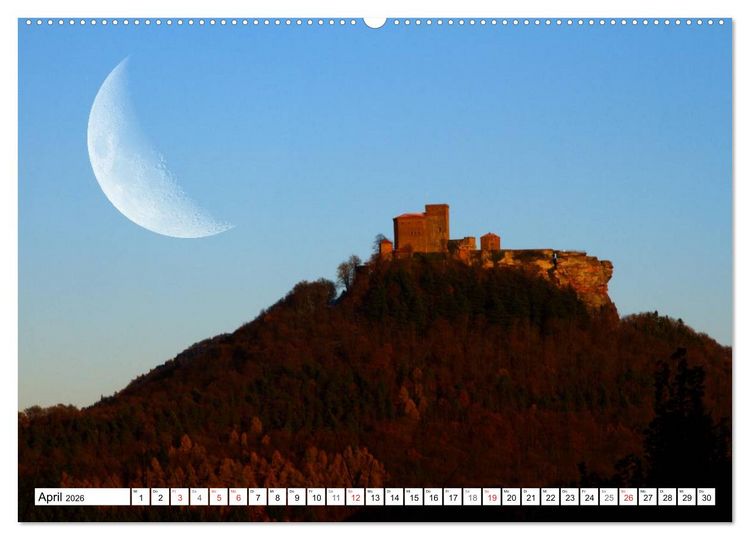 Produktbild: Tr&auml;ume im Mondlicht (hochwertiger Premium Wandkalender 2026 DIN A2 quer), Kunstdruck in Hochglanz